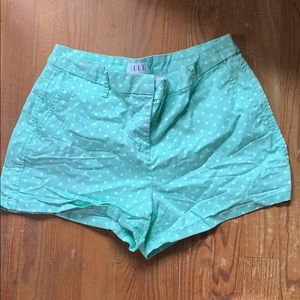Mint polka dot Elle shorts